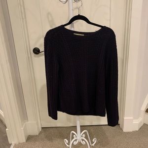 Navy Blue Knitted Sweater